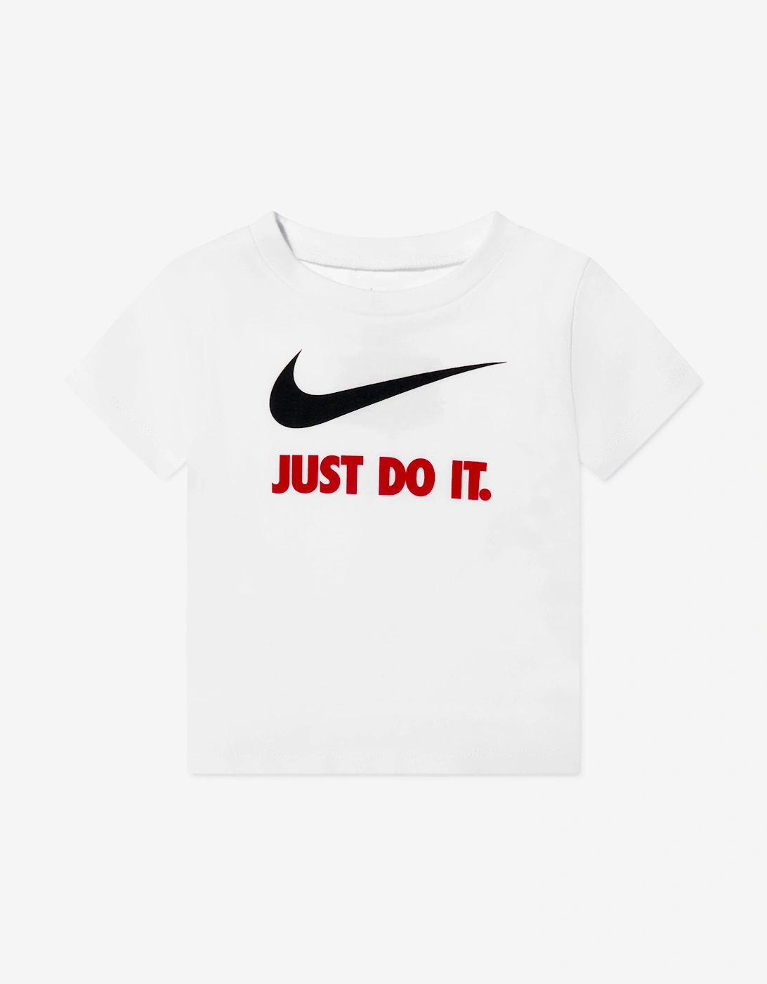 Boys Swoosh JDI T-Shirt in White, 5 of 4