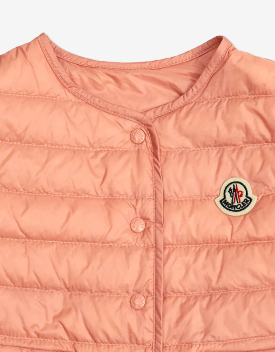 Baby Girls Down Padded Portia Gilet in Pink