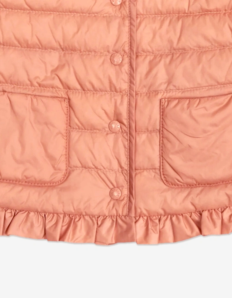 Baby Girls Down Padded Portia Gilet in Pink