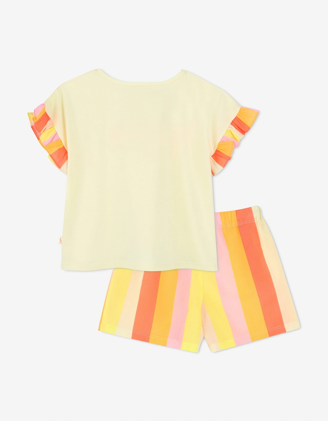 Billieblush Girls Sun T-Shirt and Shorts Set in Yellow