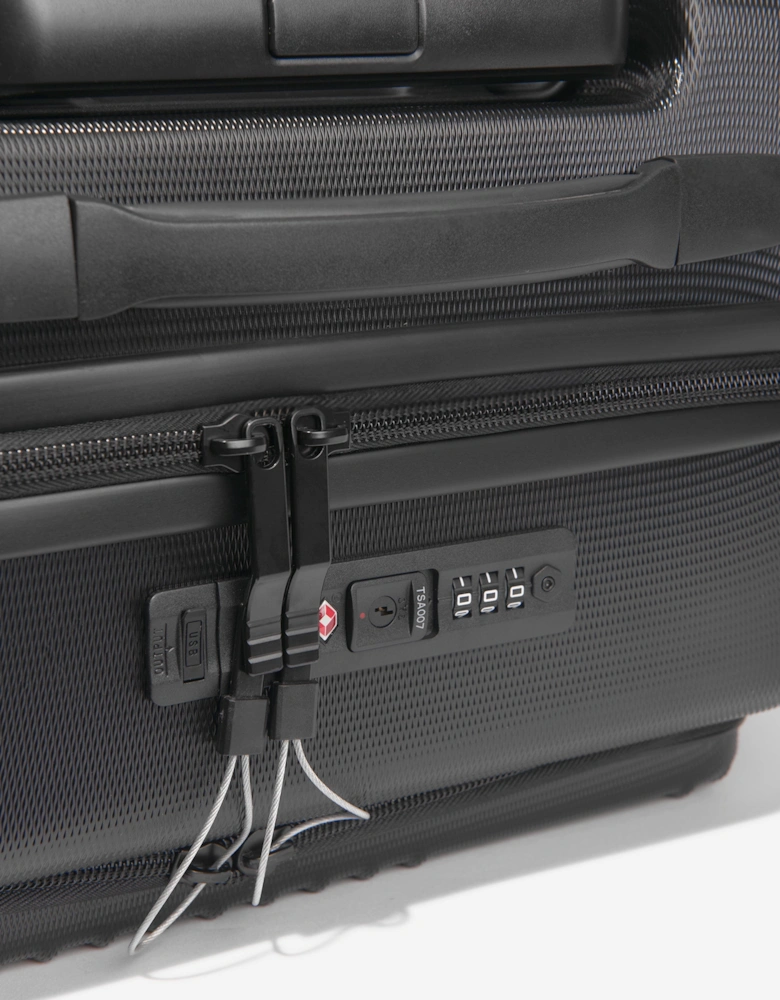 Explorer Small Size Carry On Suitcase in Black (50cm)