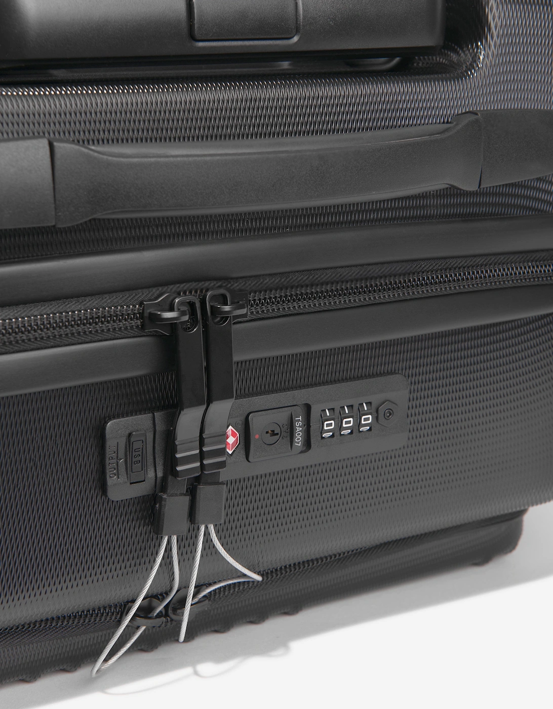 Explorer Small Size Carry On Suitcase in Black (50cm)