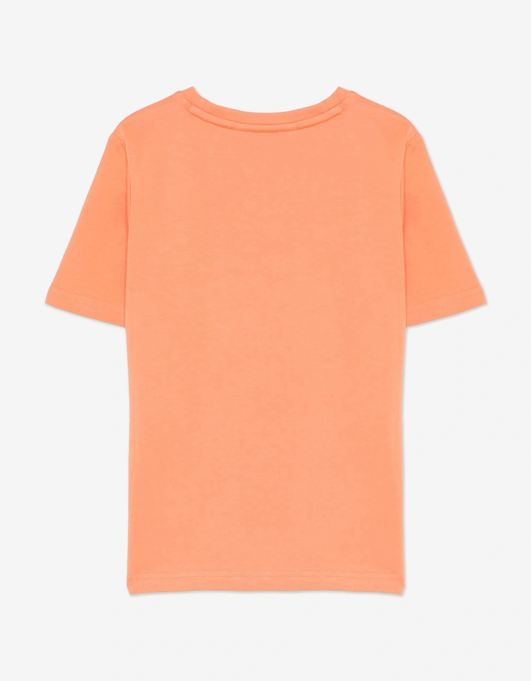 BOSS Boys Logo Print T-Shirt in Orange