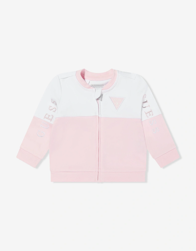 Baby Girls Tracksuit Set in Pink
