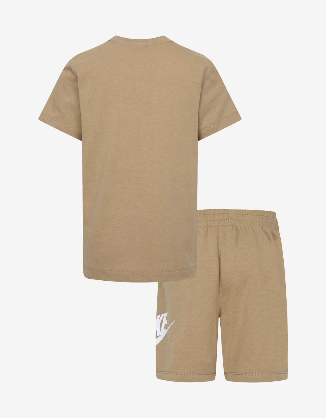 Kids Club T-Shirt and Shorts Set in Beige