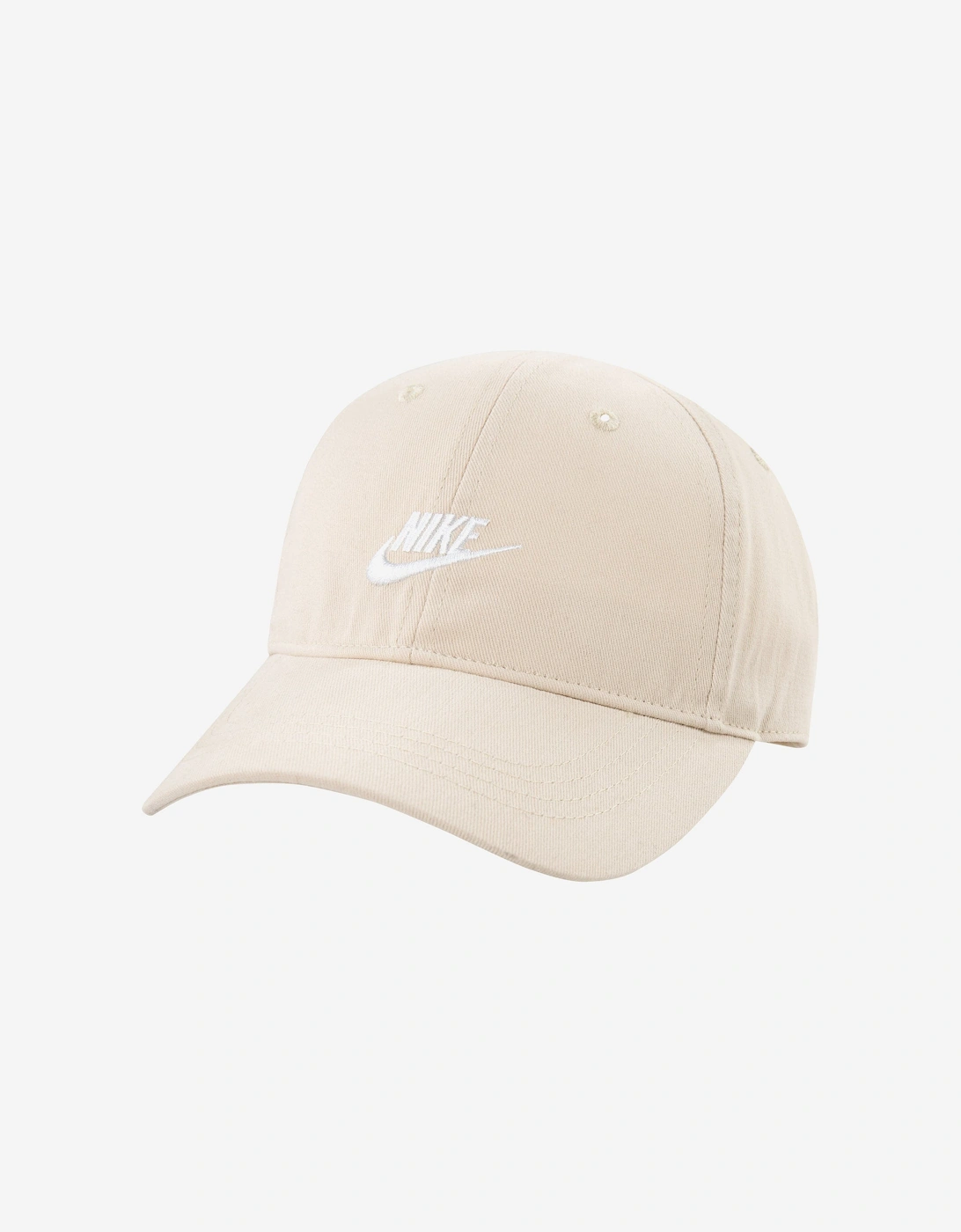 Kids Futura Curve Brim Cap in Beige, 5 of 4