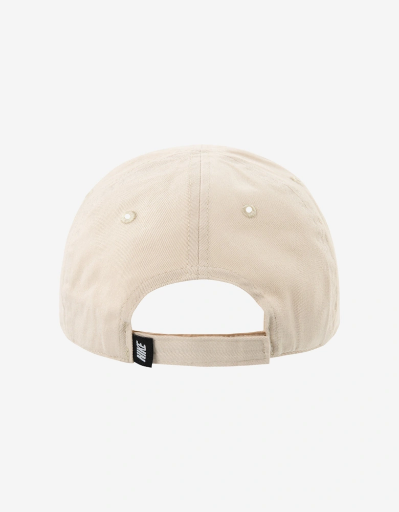 Kids Futura Curve Brim Cap in Beige