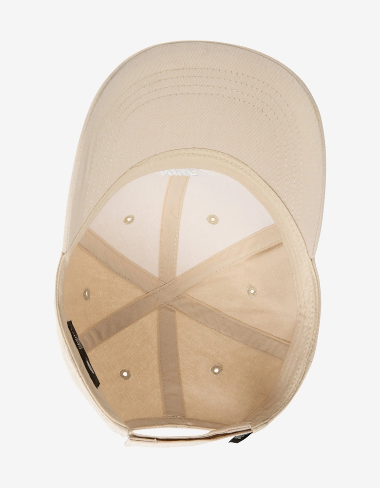 Kids Futura Curve Brim Cap in Beige