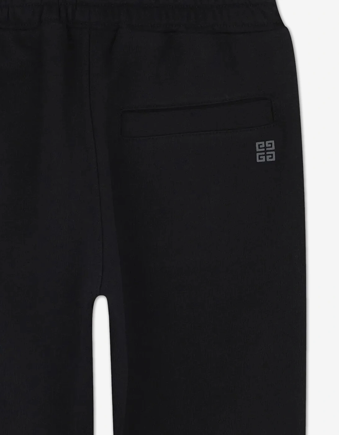 Kids Logo Print Joggers in Black