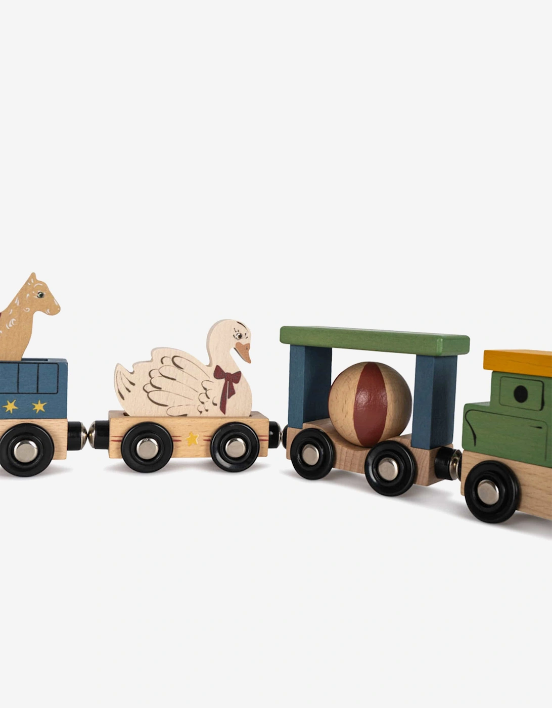 Wooden Animal Train in Multicolour (49cm)