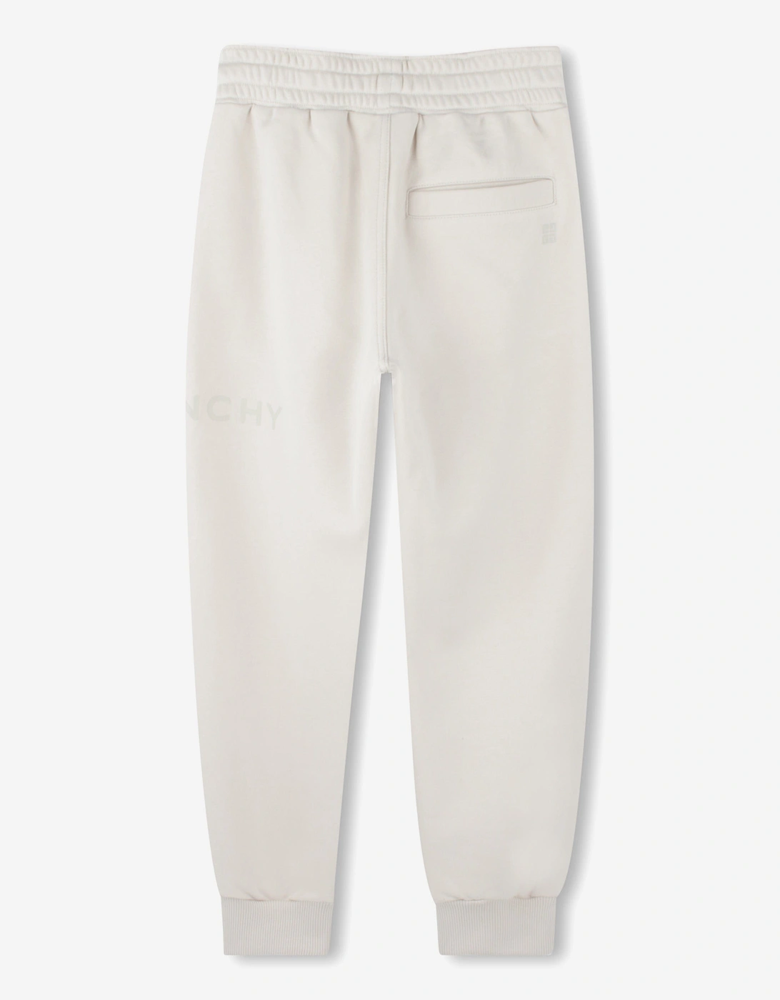 Kids Logo Print Joggers in Beige