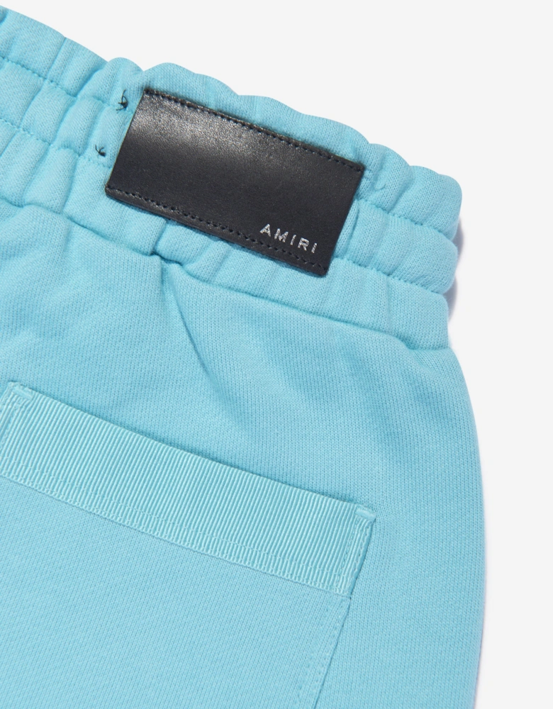 Kids Staggered Scribble Logo Joggers in Blue