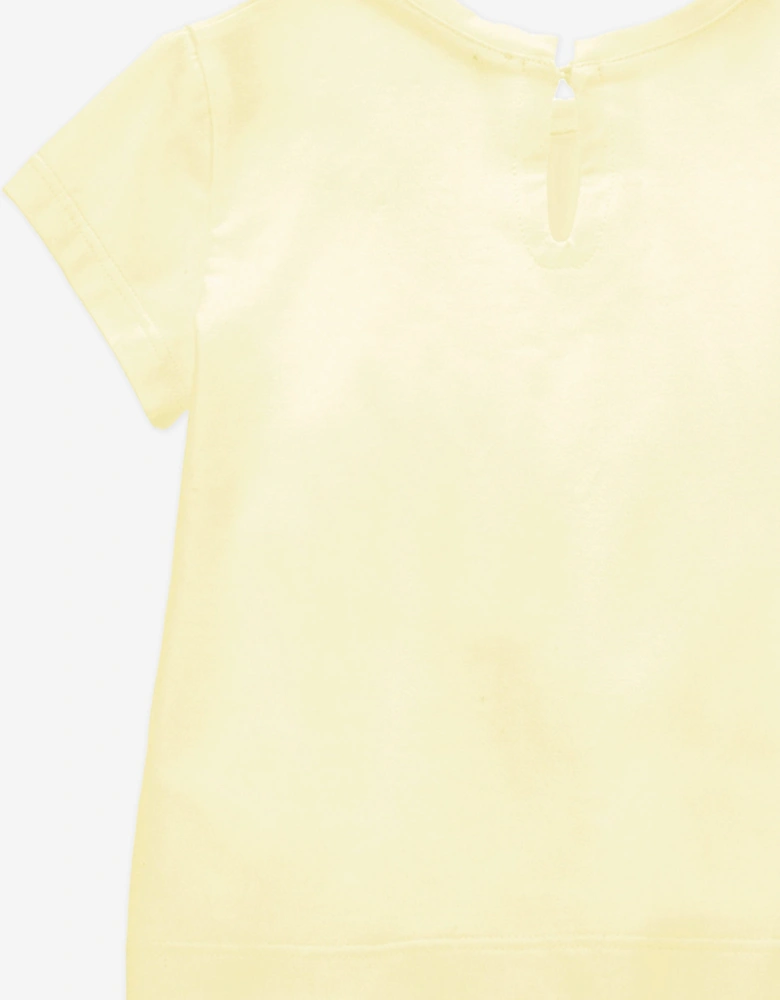 Baby Girls Bouquet T-Shirt in Yellow