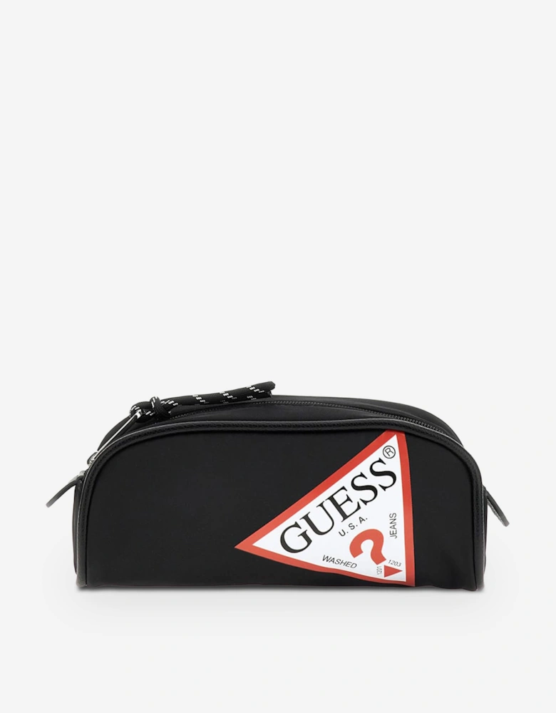 Kids Logo Pencil Case in Black (19cm)