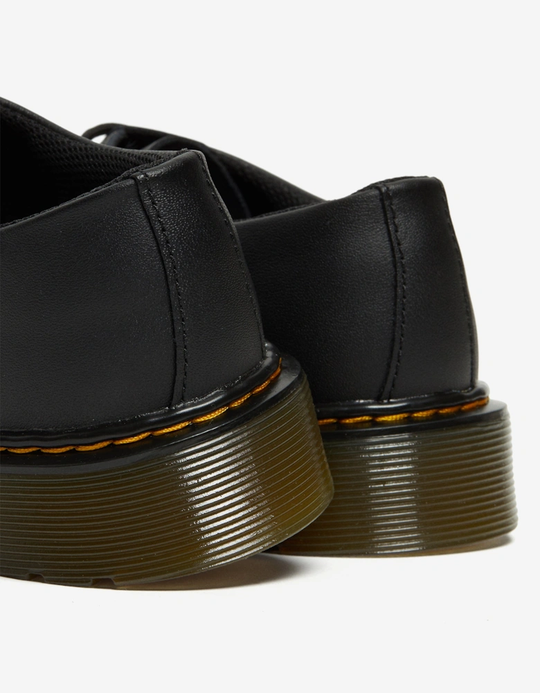 Girls 1461 Softy T Leather Shoes in Black