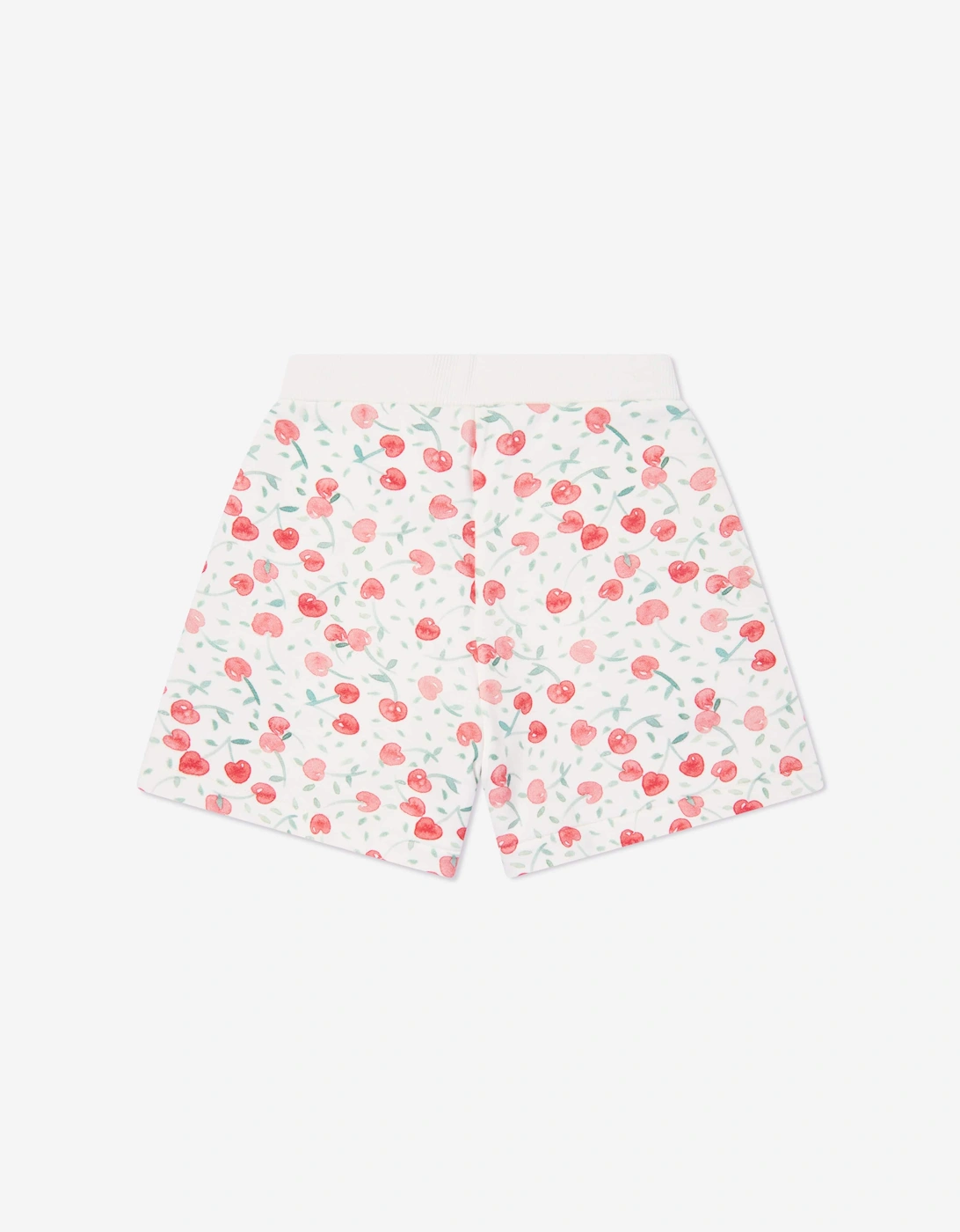 Girls Cornelia Cherry Shorts in White