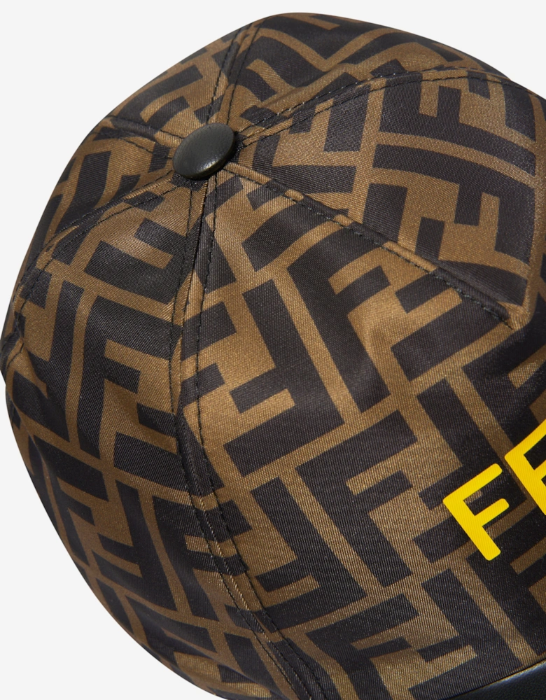 Kids FF Logo Cap in Brown