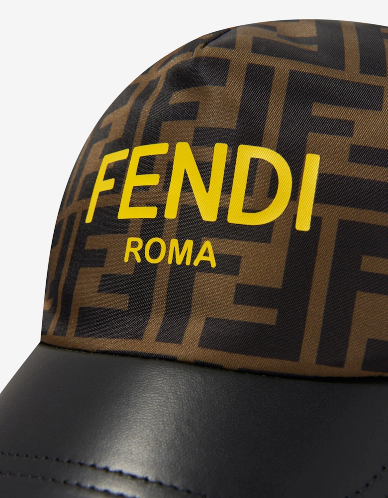 Kids FF Logo Cap in Brown