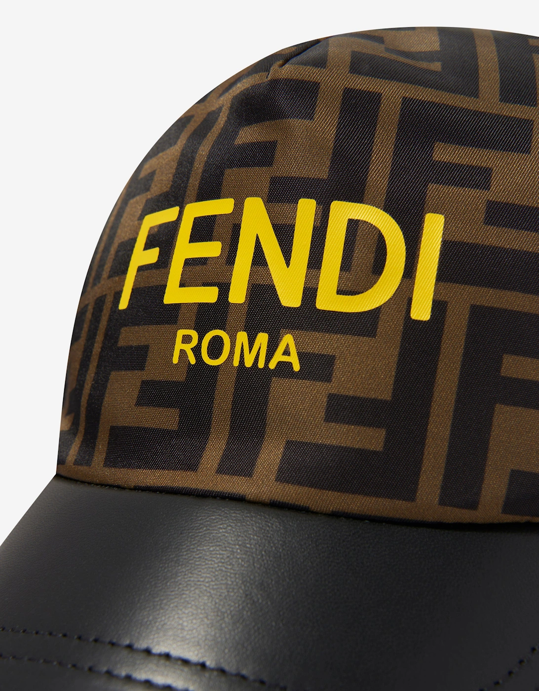 Kids FF Logo Cap in Brown
