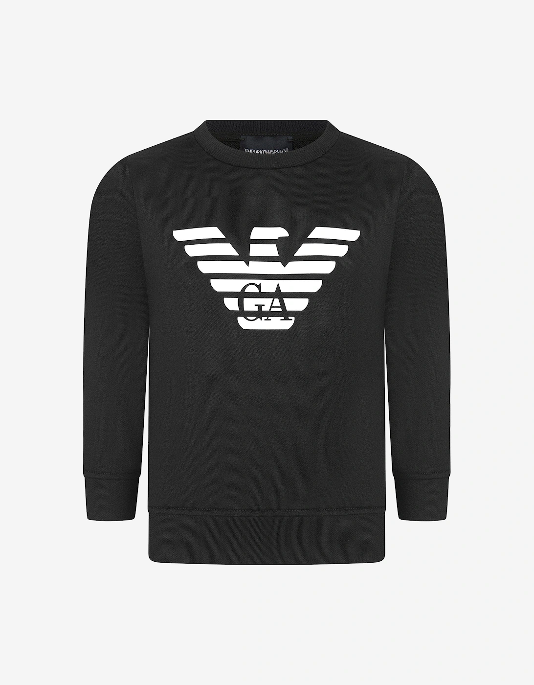 Boys Cotton Blend Logo Sweatshirt, 6 of 5