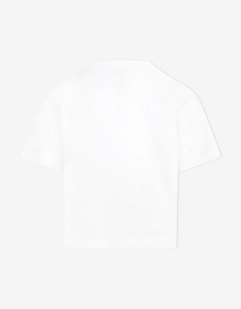 Girls GX Star Boxy T-Shirt in White