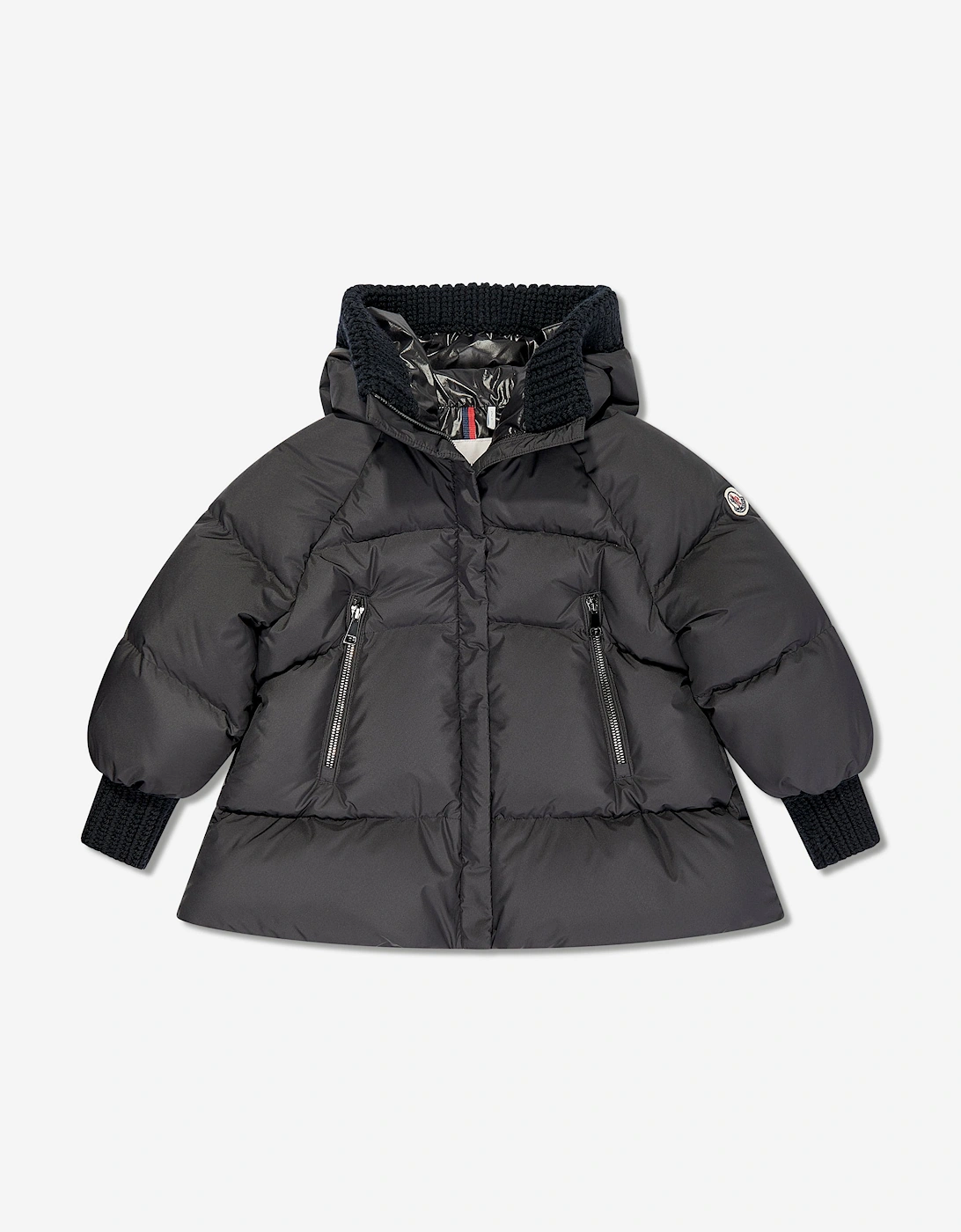 Enfant Girls Down Padded Ronda Jacket in Black