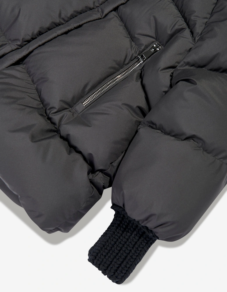 Enfant Girls Down Padded Ronda Jacket in Black