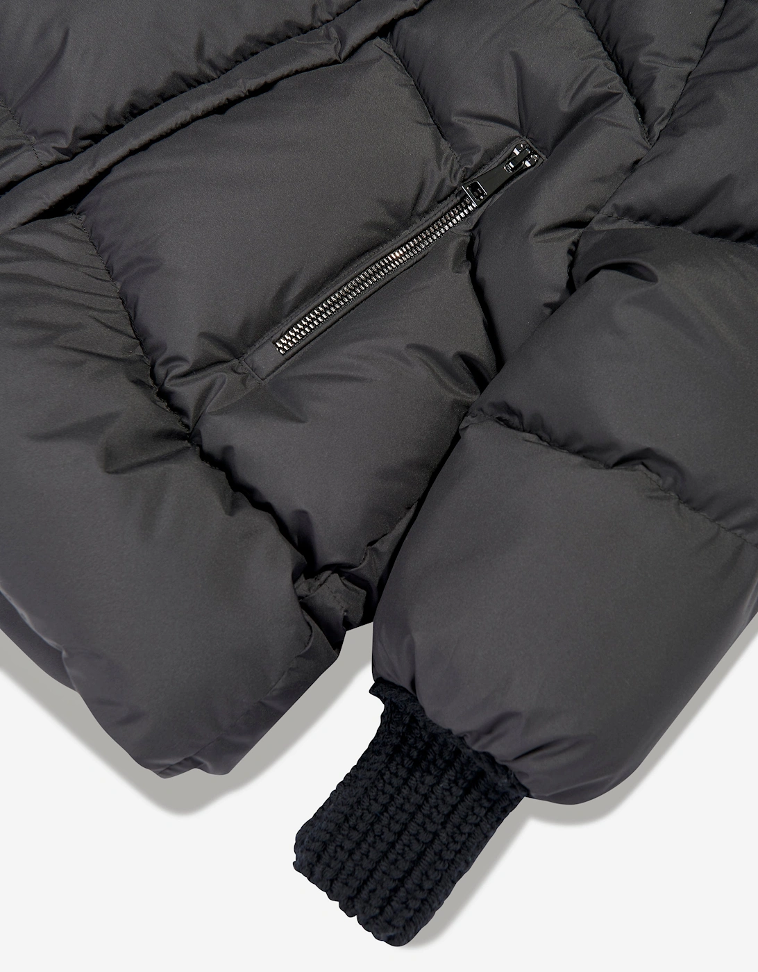 Enfant Girls Down Padded Ronda Jacket in Black