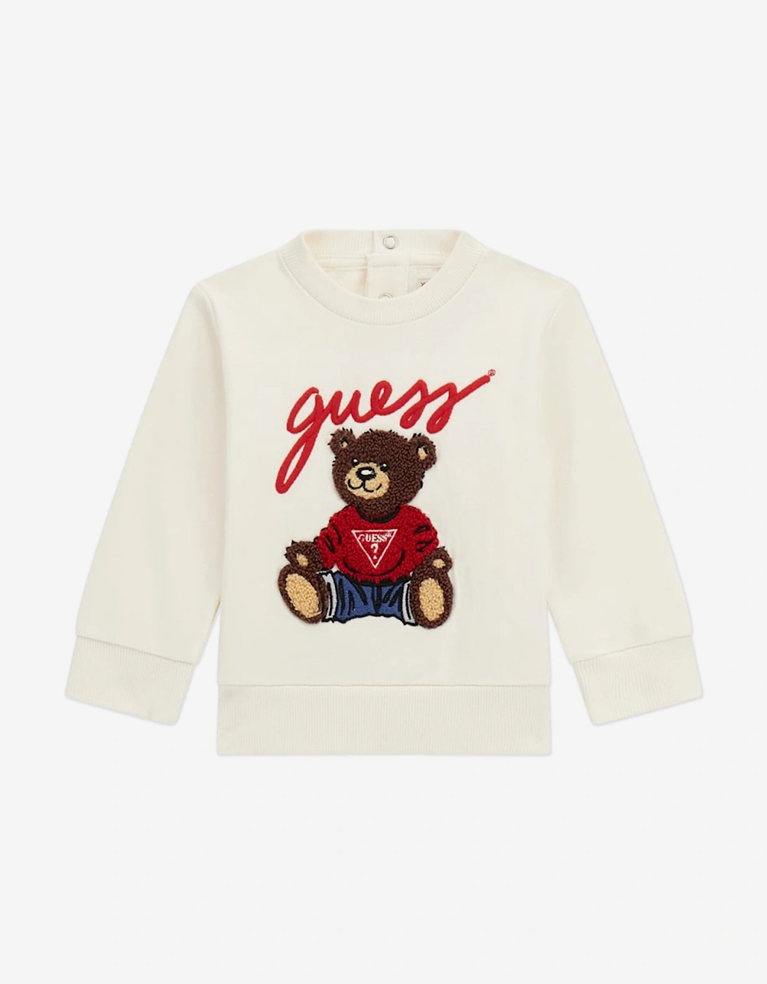 Baby Girls Teddy Bear Tracksuit in Ivory