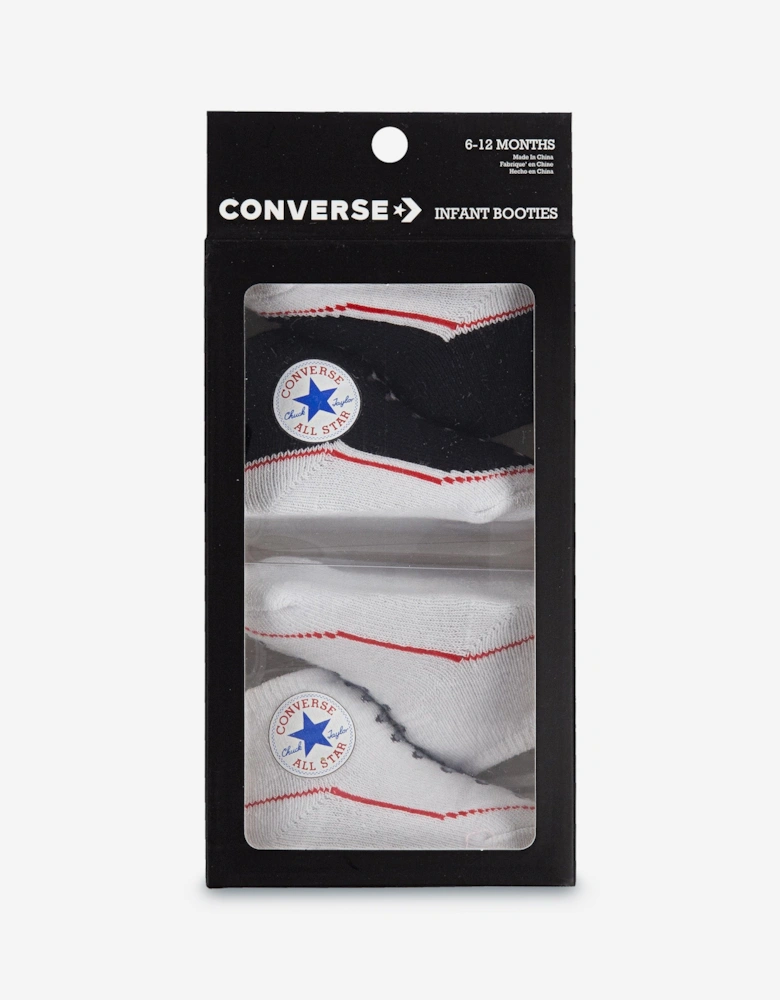 Baby Boys Chuck Booties Set in Black