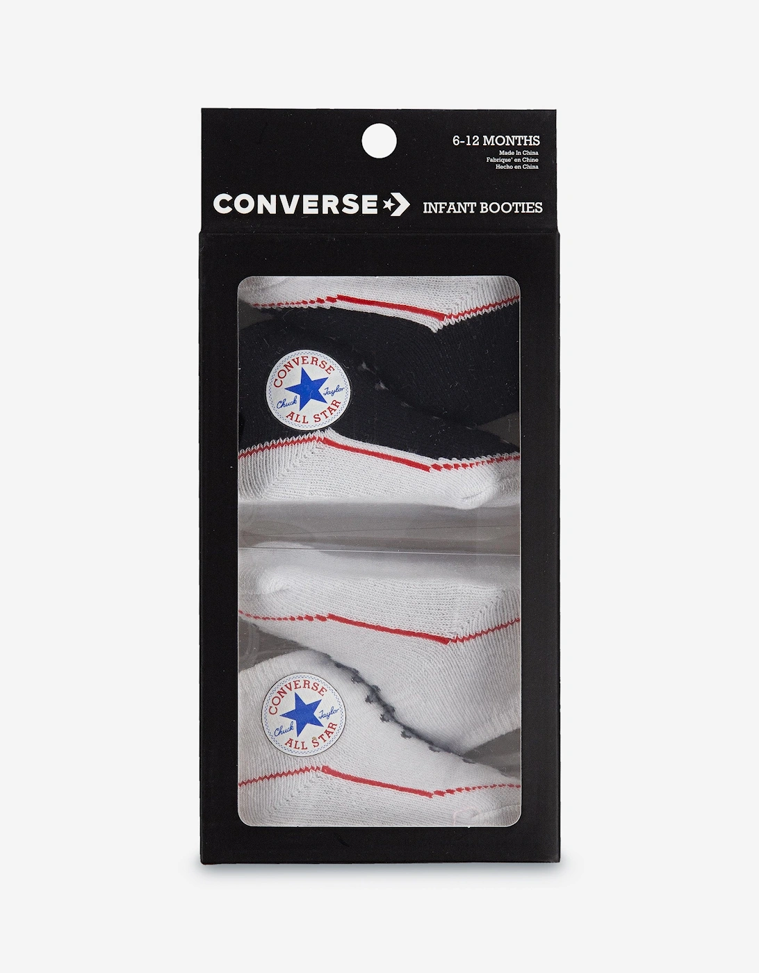Baby Boys Chuck Booties Set in Black
