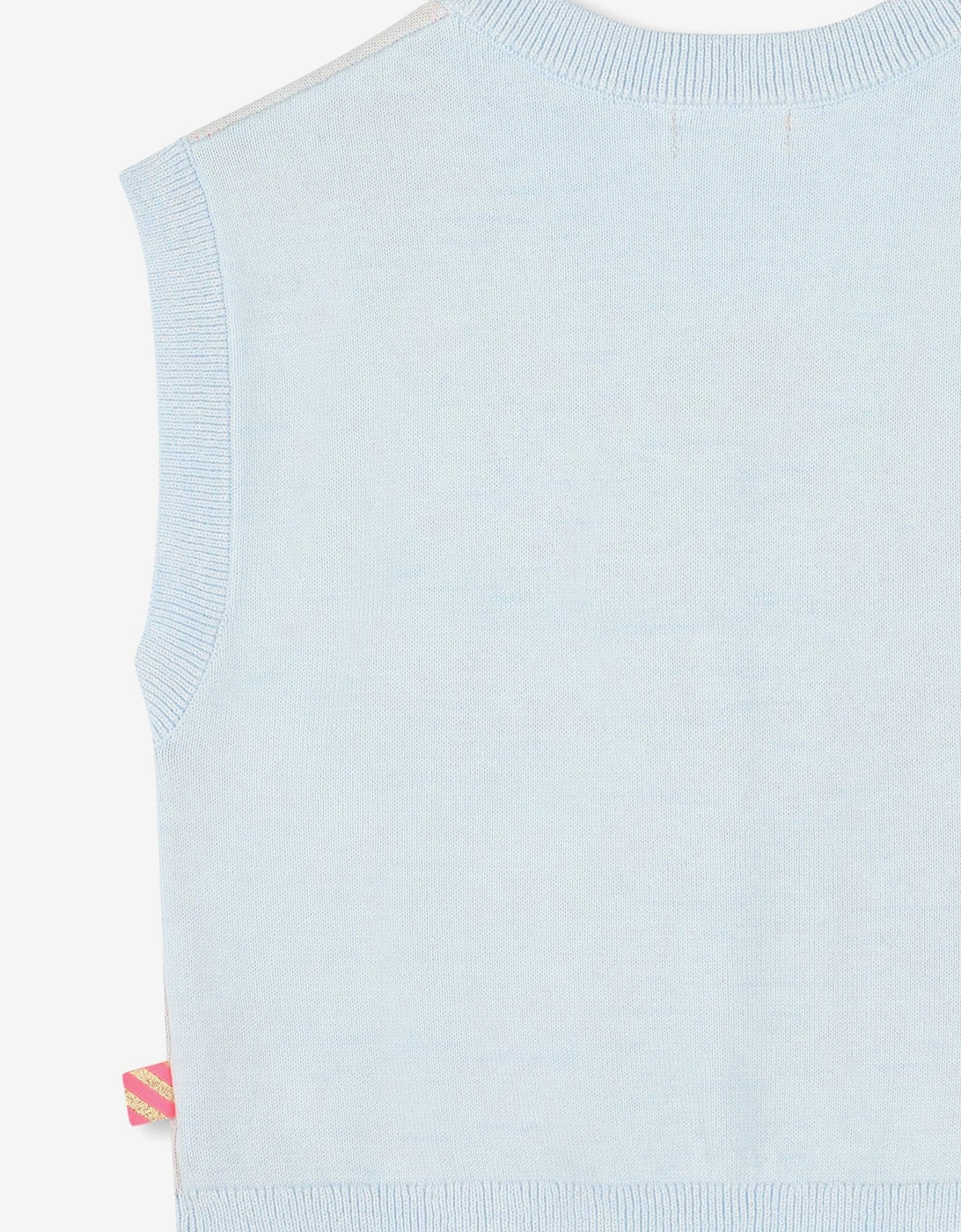 Billieblush Girls Knitted Tank Top in Blue