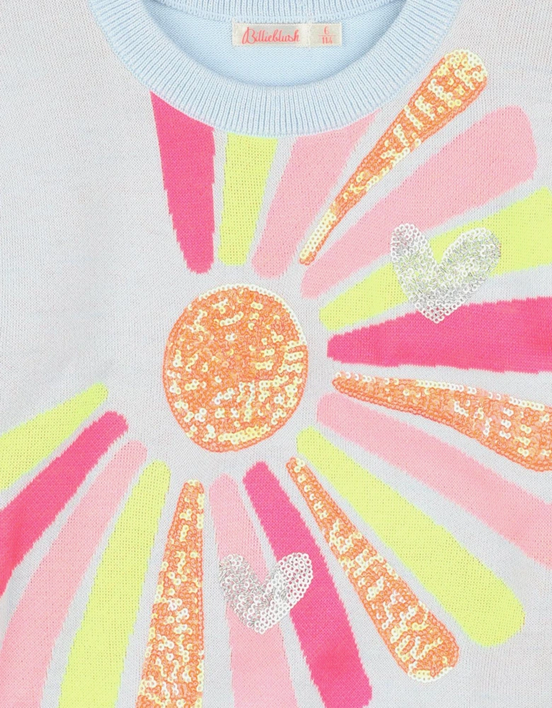 Billieblush Girls Knitted Tank Top in Blue