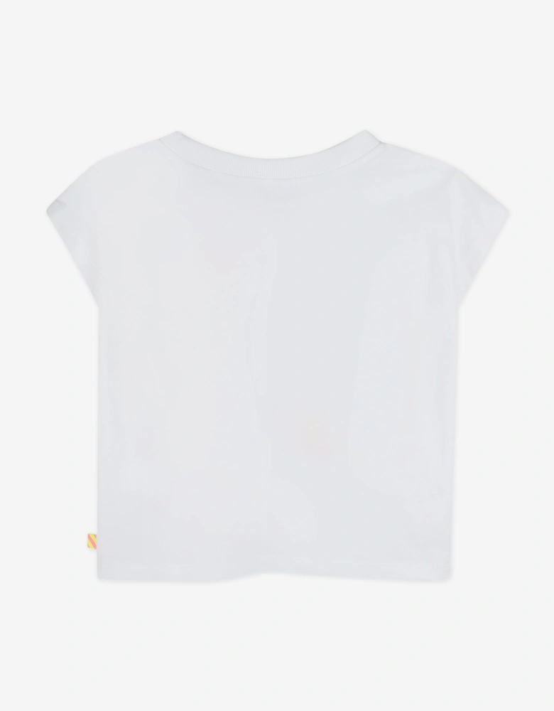 Billieblush Girls Wake Me Up! T-Shirt in White