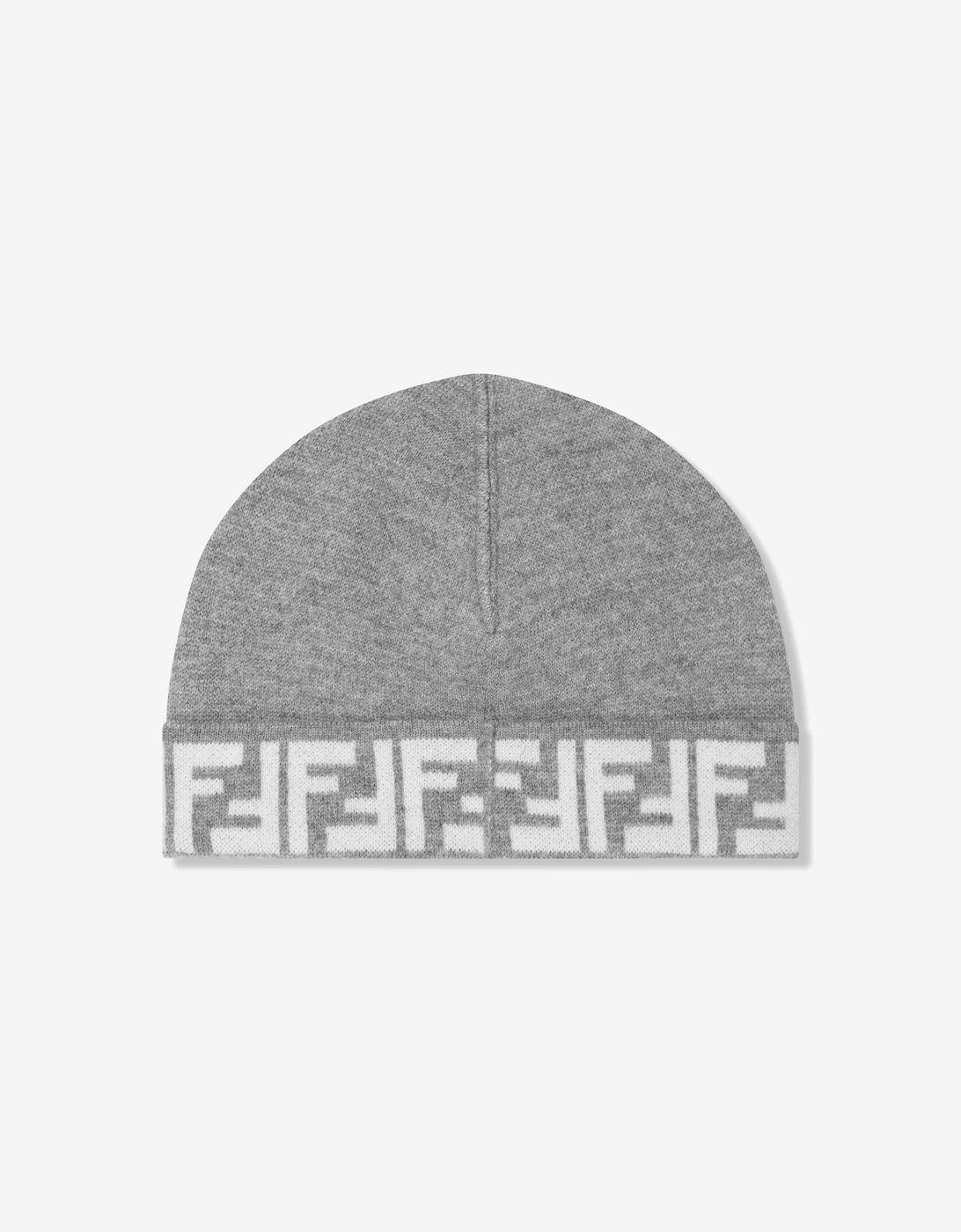 Kids FF Logo Reversible Beanie in Grey