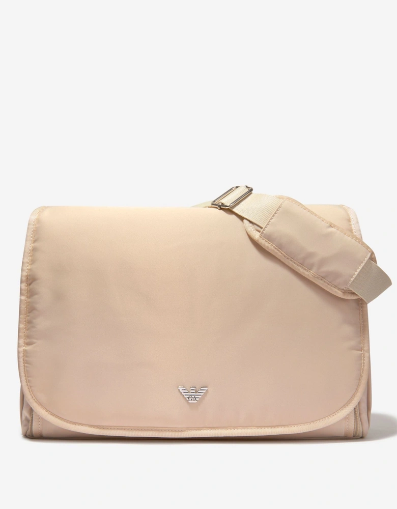 Baby Logo Changing Bag in Beige (36cm)