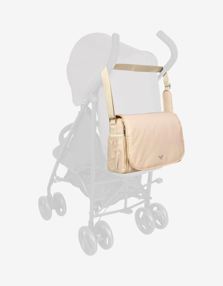 Baby Logo Changing Bag in Beige (36cm)