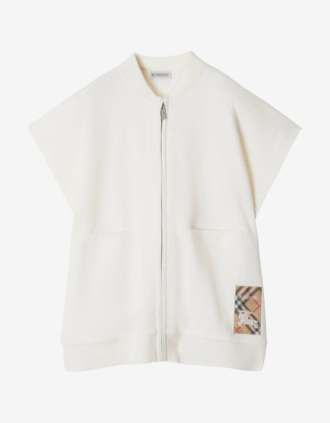 Girls Wool EKD Cape in Ivory, 6 of 5