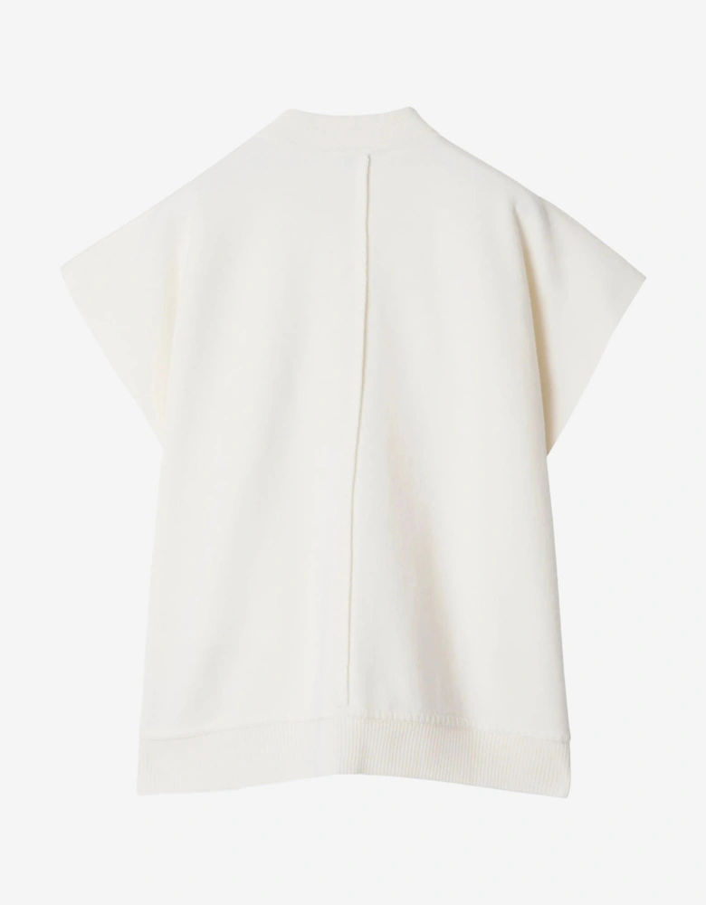 Girls Wool EKD Cape in Ivory
