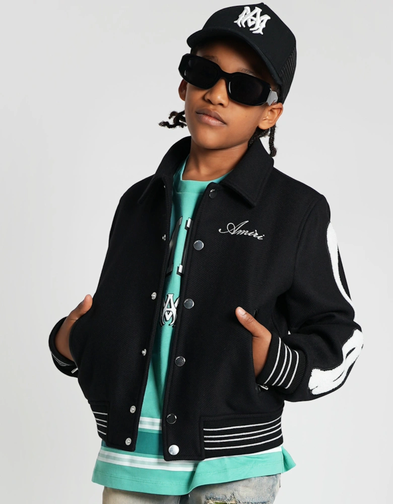 Kids Bones Jacket in Black