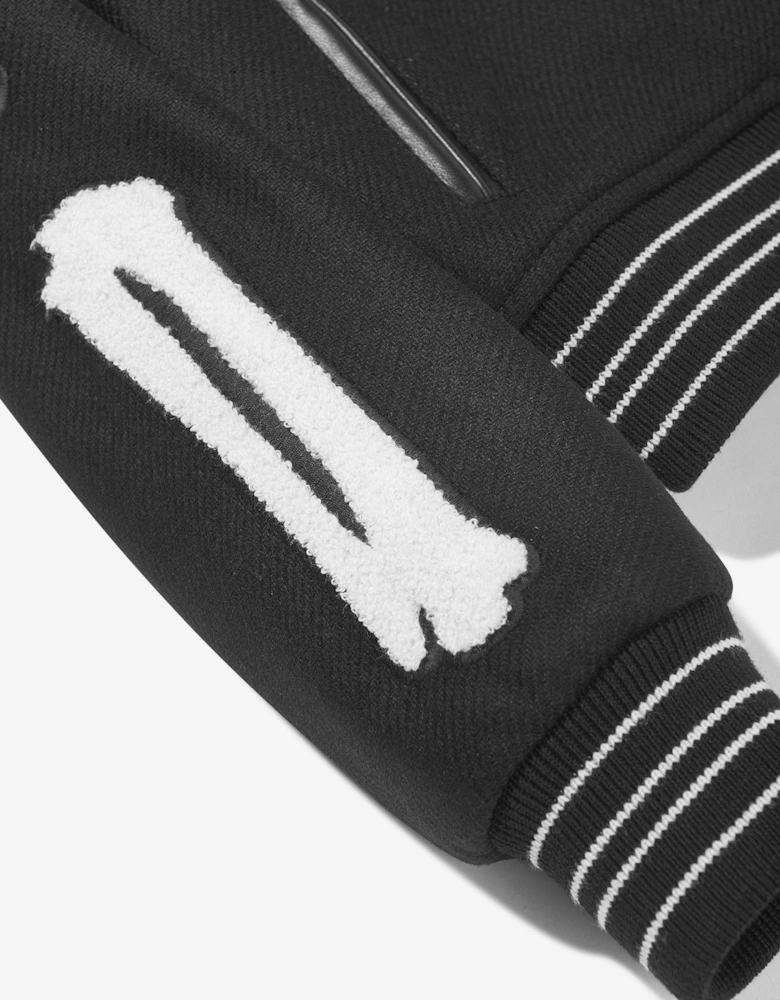 Kids Bones Jacket in Black