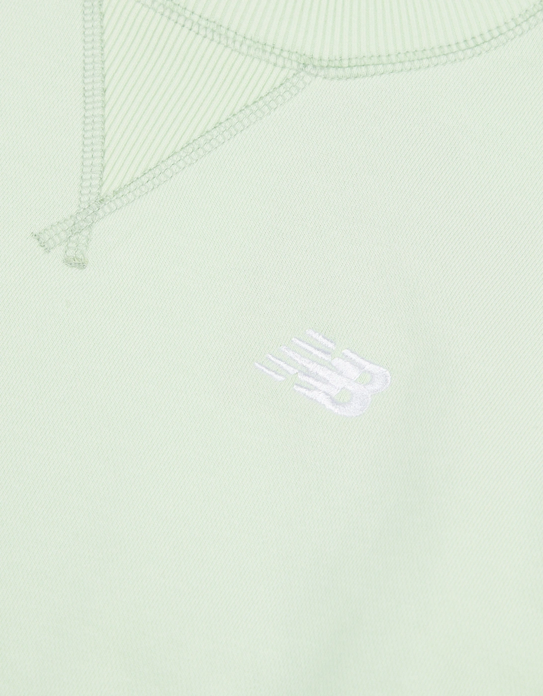 Girls French Terry Small Logo Sweatshirt in Green