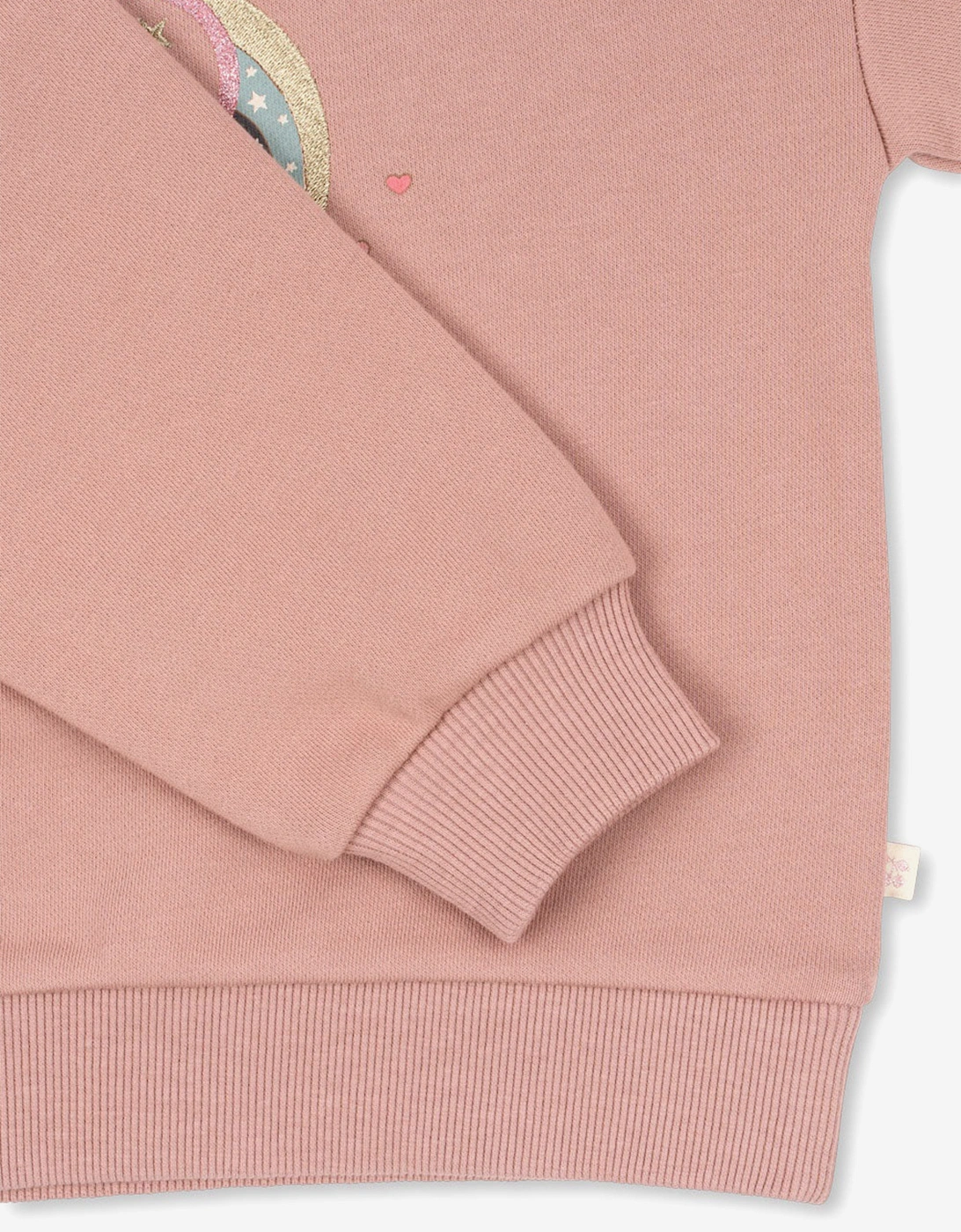 Konges Sløjd Girls Lou Glitter Sweatshirt in Pink