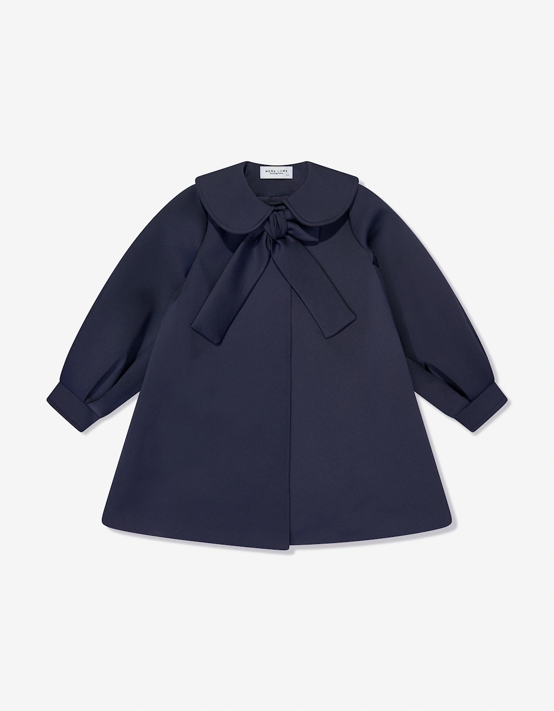 Girls Bow Detailed Jacket in Navy, 5 of 4