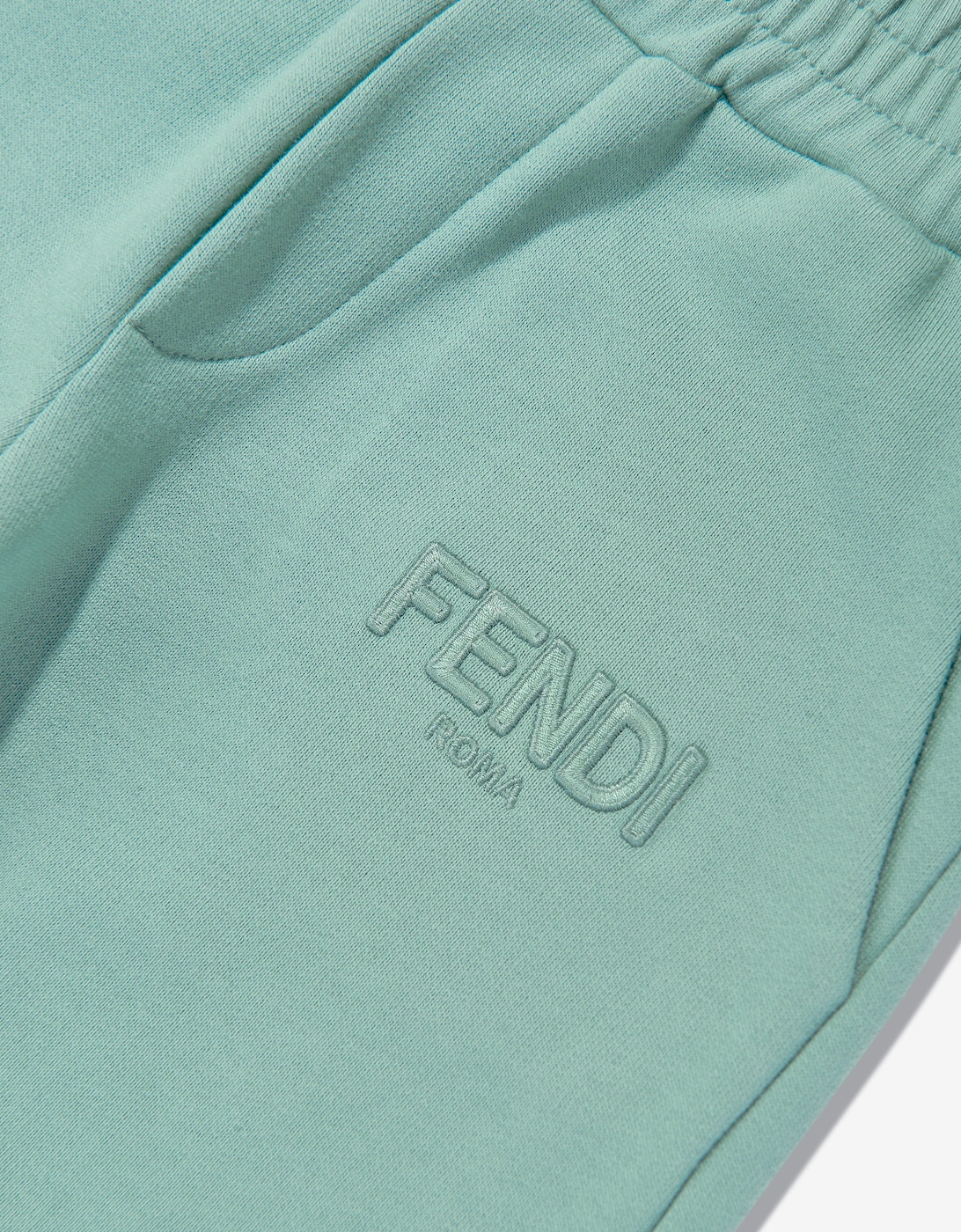 Kids Logo Joggers in Green