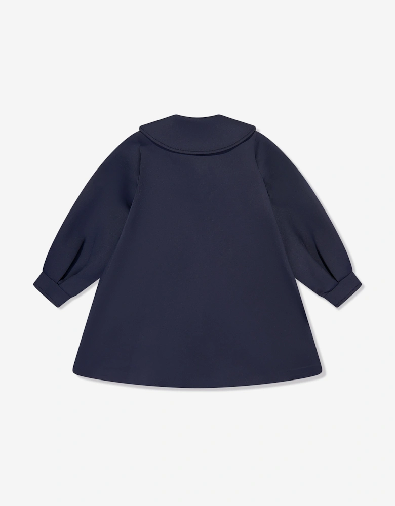 Girls Bow Detailed Jacket in Navy