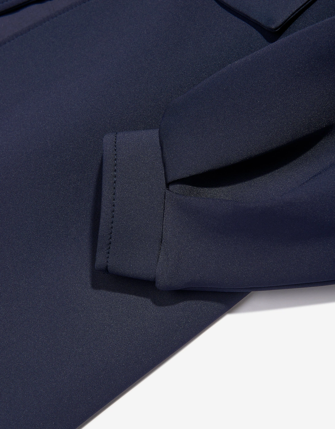 Girls Bow Detailed Jacket in Navy