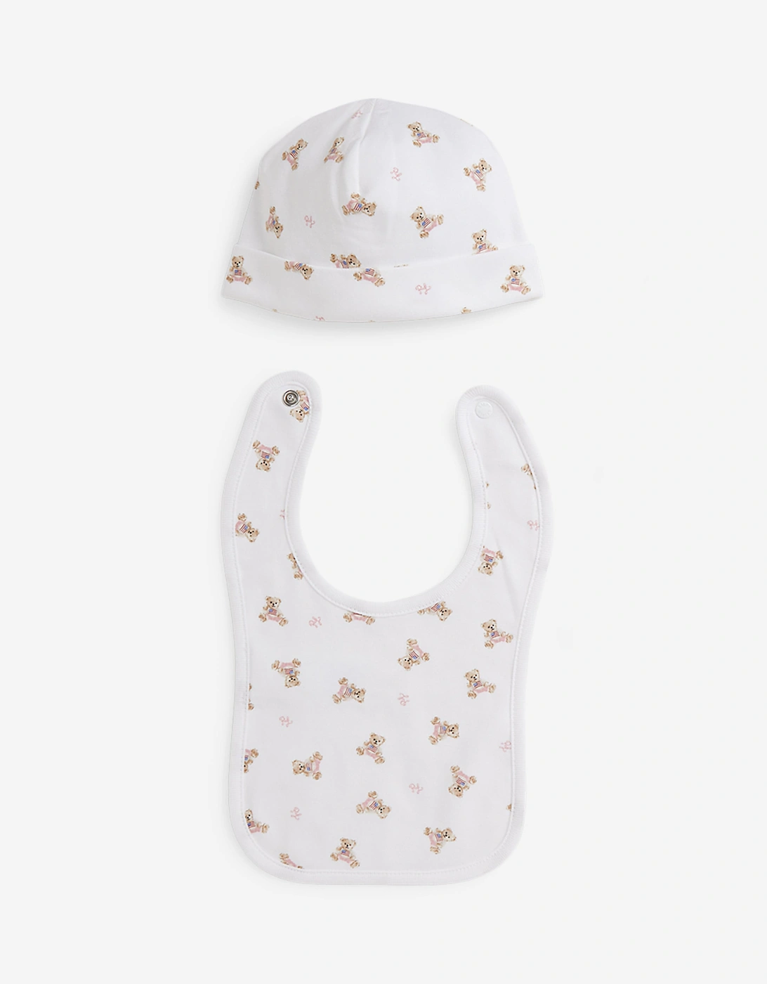 Baby Girls Bear Bodysuit Gift Set in White