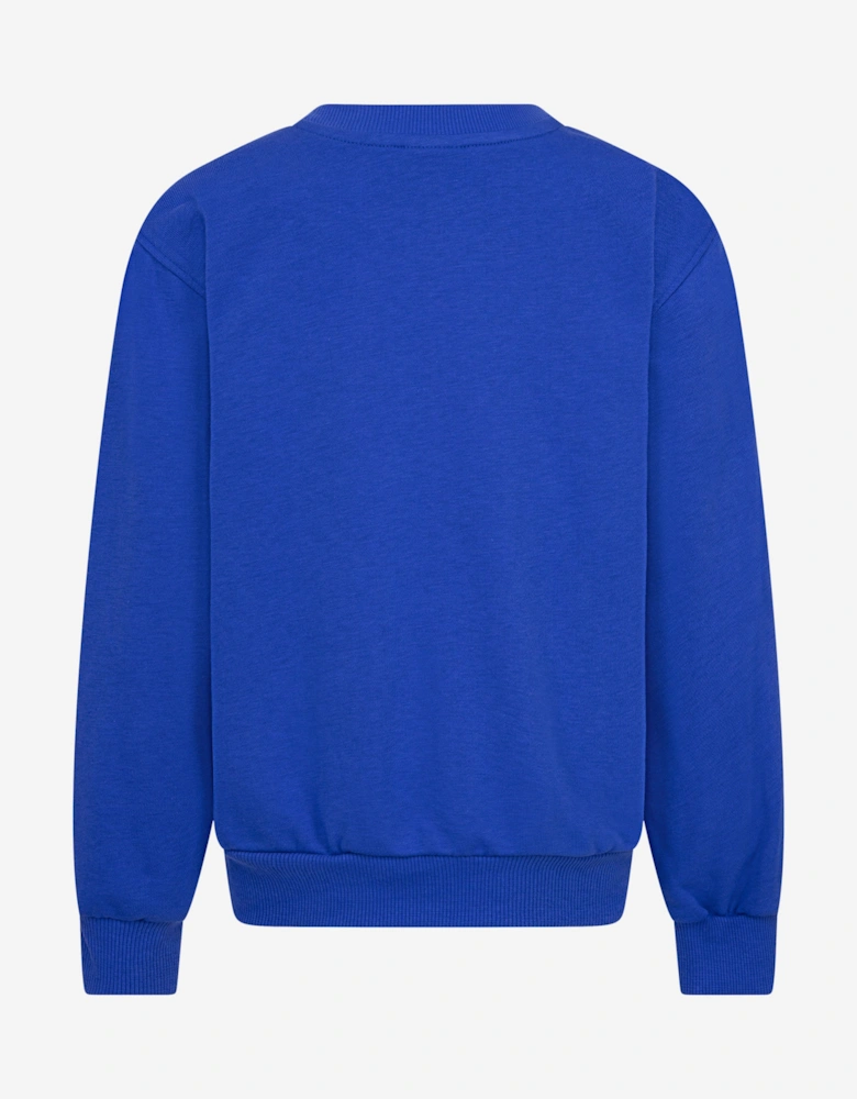 Girls Logo Sweatshirt in Blue