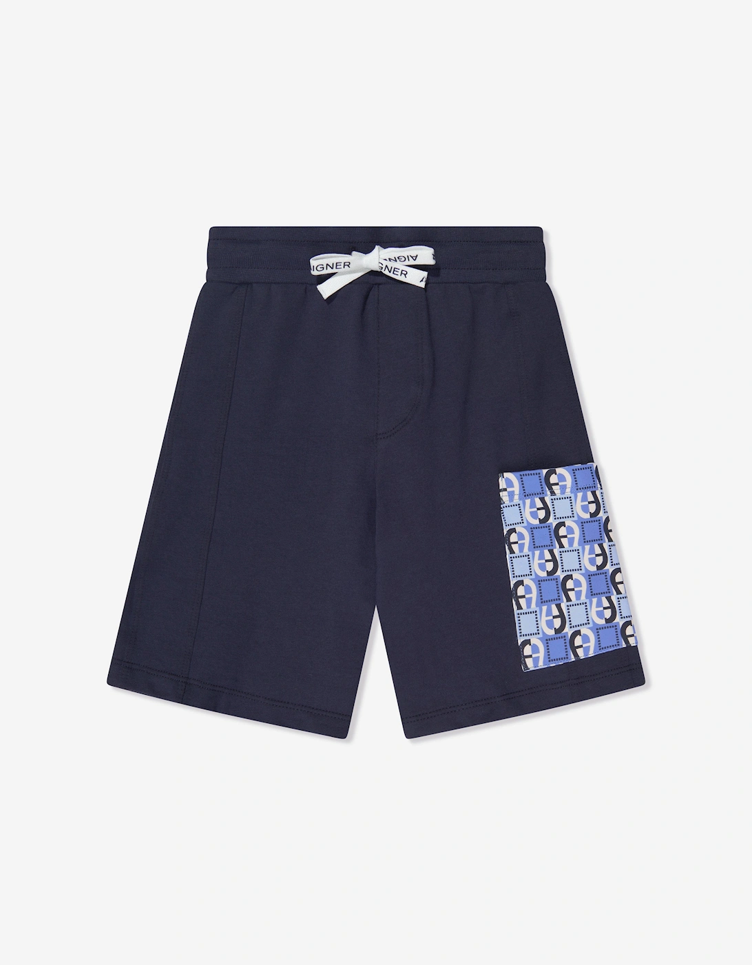 Boys Pocket Bermuda Shorts in Navy, 5 of 4